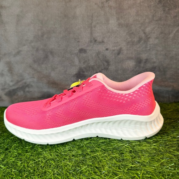 Skechers Slip Ins Pink GO WALK Air Cooled Goga Mat Sneakers Shoes Womens 6.5 NEW - Picture 5 of 15